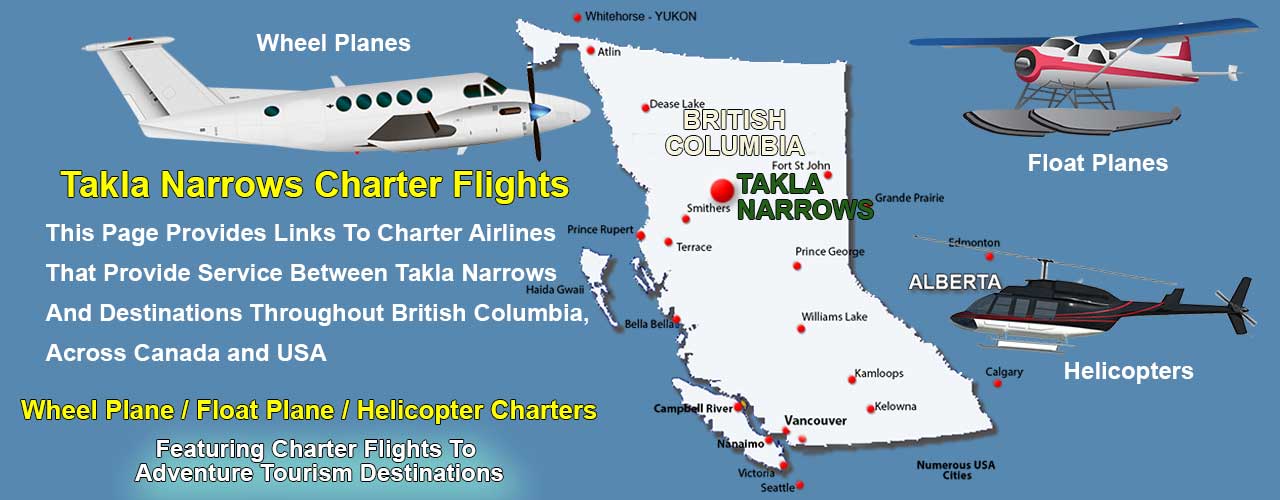 Takla Narrows BC Air Charter Directory